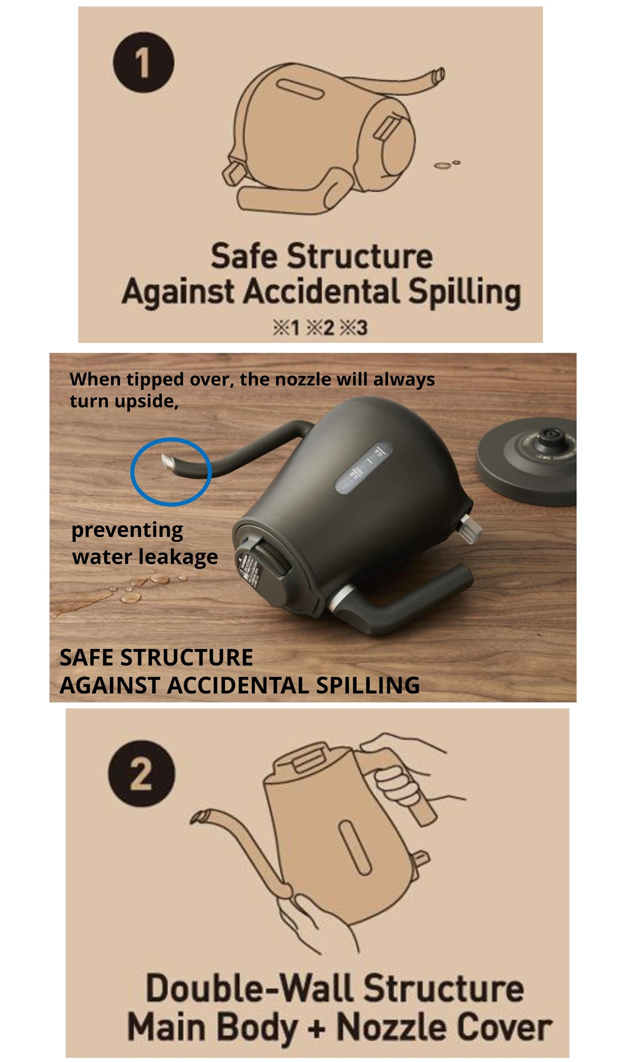 Zojirushi CK-LAQ08 Electric Drip Kettle 0.8L