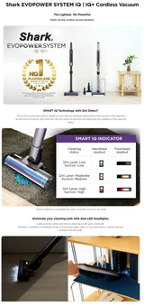 Shark CS851SM EvoPower System IQ | IQ+ Cordless Vacuum Cleaner