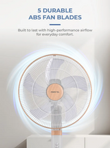 Mistral MSF1653D-WG DC Stand Fan 16 Inch