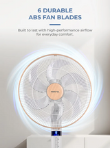 Mistral MSF1653DR-WG DC Stand Fan With Remote 16 Inch