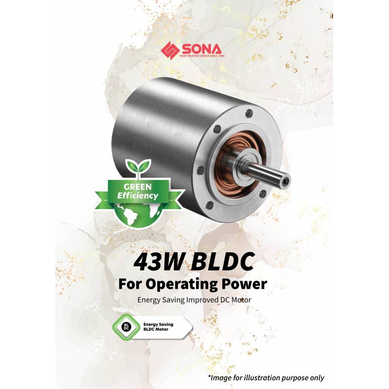Sona SAC 6360DC | SAC6360DC Remote 2-in-1 DC Motor Fan With Air Cooler 25L