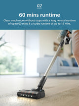 Philips XC3031/61 Cordless Vacuum 3000 Series – Lightweight 1.5kg, LED Nozzle, 3 Layer Filtration, Digital Motor