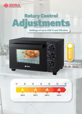 Sona SEO 2233 | SEO2233 Electric Oven 20L