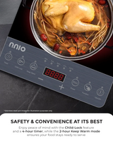 NNIO N178IC Induction Cooker - Stainless Steel Pot Included