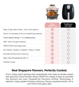 FREE XSKSFNMEDSM 2.3L Container WORTH $49.99 - Ninja AS101SM Crispi Pro 6-in-1 Countertop Glass Air Fryer - 4 Colors are Available