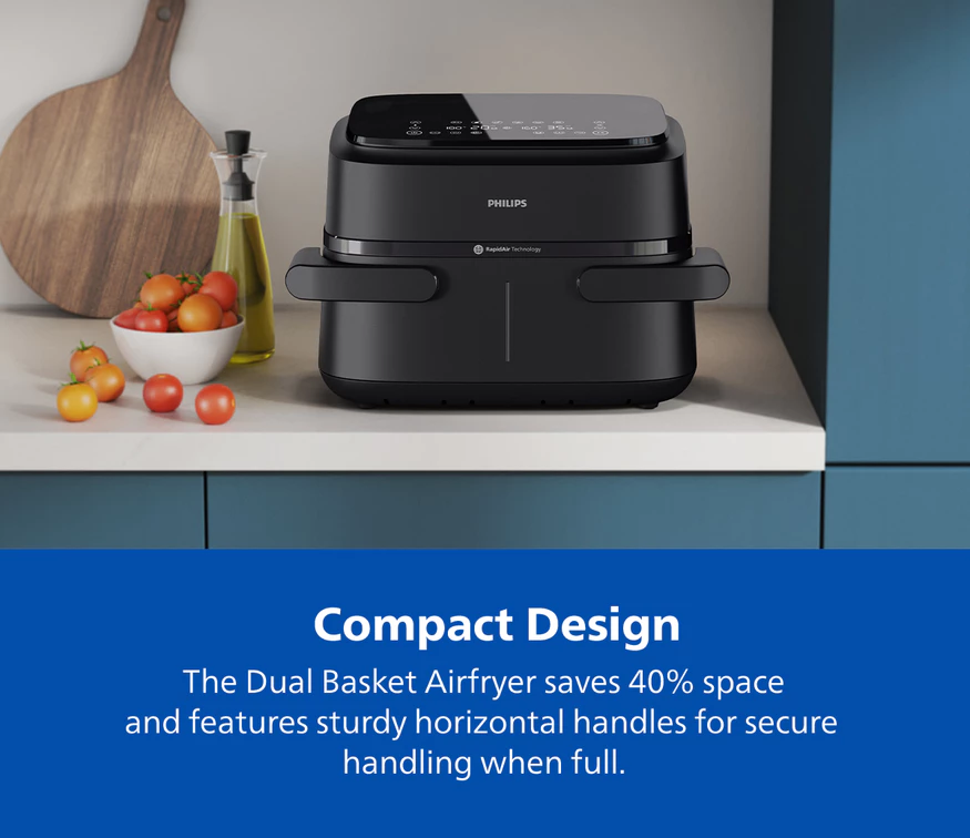 Philips NA150/09 | NA150 Flex Dual Basket Air Fryer - 7.1L