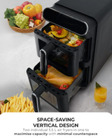 NNIO KRISPYDUO Dual Zone Digital Air Fryer 11L