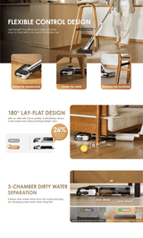 FREE 2 x Cleaning Solution - Tineco Floor One i7 Fold Wet & Dry Vacuum Cleaner