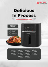 Sona SFR 2748 | SFR2748 Digital Air Fryer 4.5L