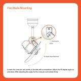 Mowe MW930F Remote DC Smart Corner Fan 16 Inch  with Free Basic Installation