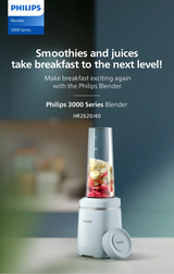 Philip HR2620/40 3000 Series Blender 0.6L