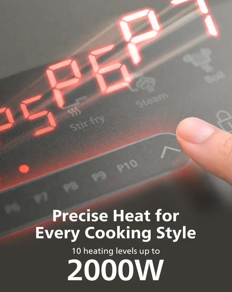 Philips HD5850/98 Induction Cooker 5000 Series 2000W with Free Pot