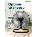 Sona SPO 604 | SPO604 Electric Power Desk Fan 14 Inch (Replace SOF 6053)