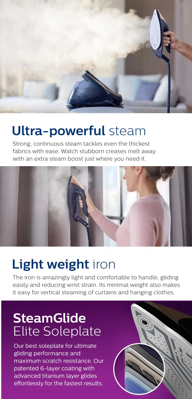 FREE Ironing Board Worth $229 + Philips PSG9050/26 Steam Generator Iron (Perfectcare) 9000 Series 1.8L - Fabric Sensing Tech, No burns guaranteed