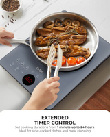 NNIO N278IC Induction Cooker with Free Stainless Steel Pot 2000W - 2 Colors Available