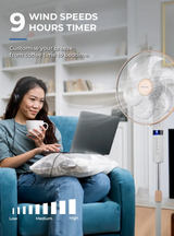 Mistral MSF1653DR-WG DC Stand Fan With Remote 16 Inch