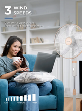 Mistral MSF1653D-WG DC Stand Fan 16 Inch