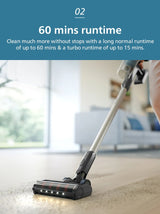 Philips XC3131/61 Cordless Vacuum 3000 Series Aqua - Vacuum & Wipe, Lightweight 1.5kg, LED Nozzle, 3 Layer Filtration