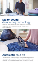 FREE Ironing Board Worth $229 + Philips PSG9050/26 Steam Generator Iron (Perfectcare) 9000 Series 1.8L - Fabric Sensing Tech, No burns guaranteed