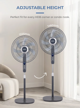 Mistral MSF1842DR-BK DC Stand Fan 18 Inch