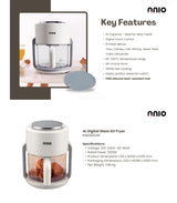 NNIO N4090GAF Digital Glass Air Fryer 4L