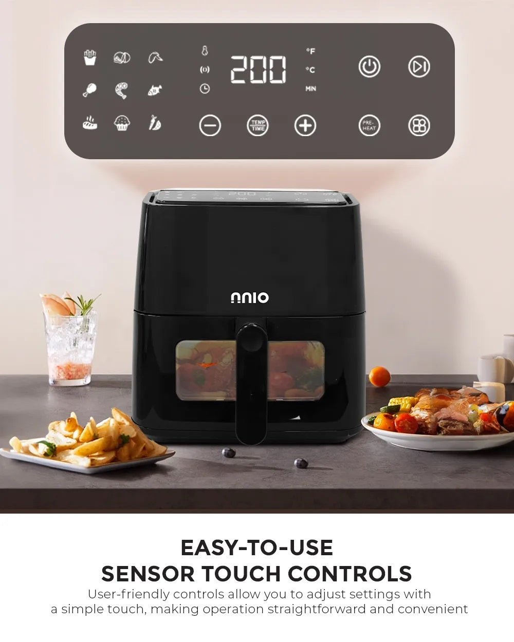 NNIO N5510AF Air Fryer 5.5L