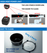 Zojirushi NL-EAQ10/ NL-EAQ18 MICOM Electric Rice Cooker & Warmer - Available in 2 Sizes (1L, 1.8L), 2 Colors