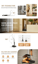 FREE 2 x Cleaning Solution - Tineco Floor One i7 Fold Wet & Dry Vacuum Cleaner