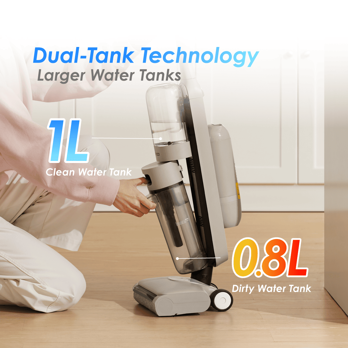 FREE 2 x Cleaning Solution - Tineco iFloor Y2 Cordless Floor Washer