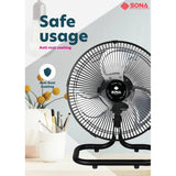 Sona SPO 602 | SPO602 Electric Power Desk Fan 12 Inch (Replace SOF 6051)