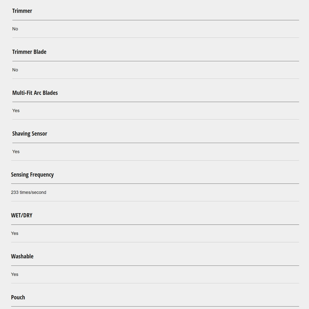 Panasonic ES-PV6A 5-Blade Palm-Sized Wet and Dry Rechargeable Shaver - Made in Japan