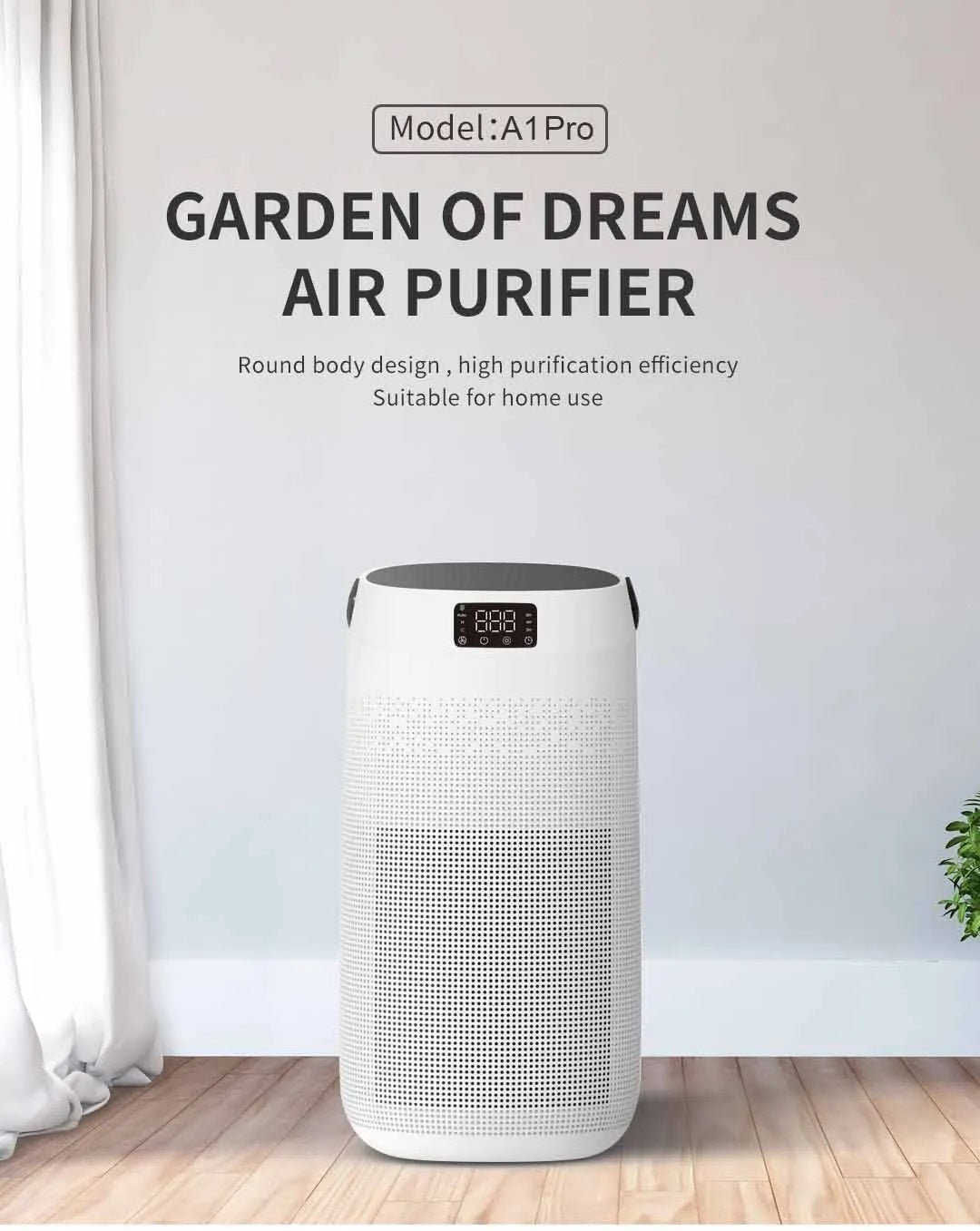 Raslok A1 Pro Air Purifier with UV + Anion