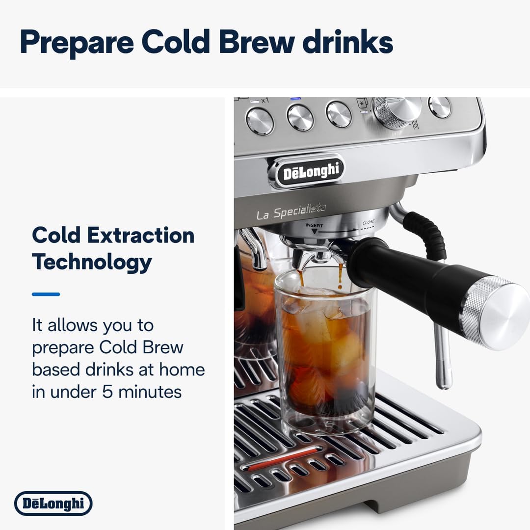 FREE Coffee Glasses Worth $59.80 - Delonghi EC9255.M La Specialista Arte Evo - Pump Espresso Coffee Machines