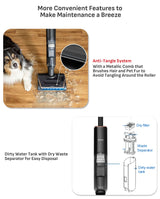 Tefal GF5736 X-Clean 7 Wet & Dry Handstick – 2-in-1 Vacuum & Wash, 180 Lay-Flat, Self-Clean + Hot Air Dry, Powerful 250W