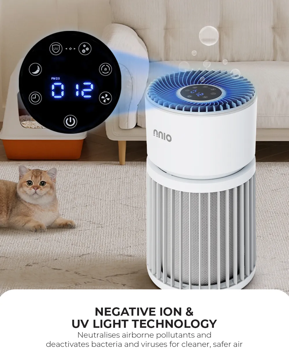 NNIO PET-PRO HEPA-14 Air Purifier for Pets