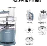 Kenwood FDP23.140GY MultiPro Go Food Processor, chop, knead, slice & grate, 900W
