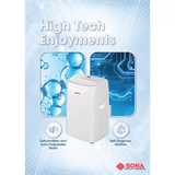 Sona SACN 6283 | SACN6283 Remote Portable Air Conditioner 12k BTU