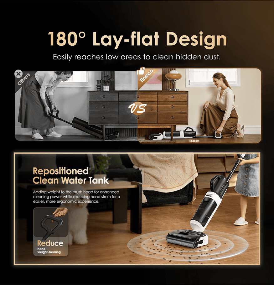 FREE 2 x Cleaning Solution - Tineco Floor One Switch S6 Power Kit Cordless Floor Washer