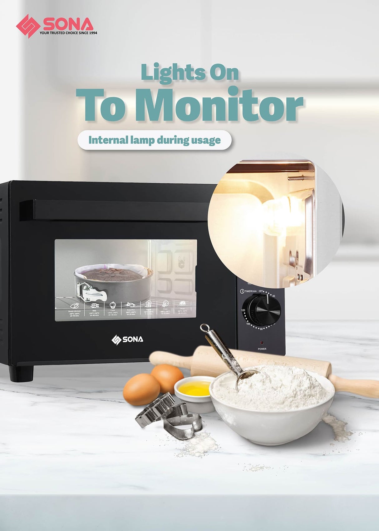 Sona SEO 2233 | SEO2233 Electric Oven 20L