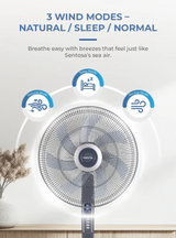 Mistral MSF1842DR-BK DC Stand Fan 18 Inch