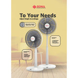 Sona SFS 9022DC | SFS9022DC Remote DC Slide Fan 14 Inch