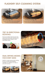 FREE 2 x Cleaning Solution - Tineco Floor One i7 Fold Wet & Dry Vacuum Cleaner