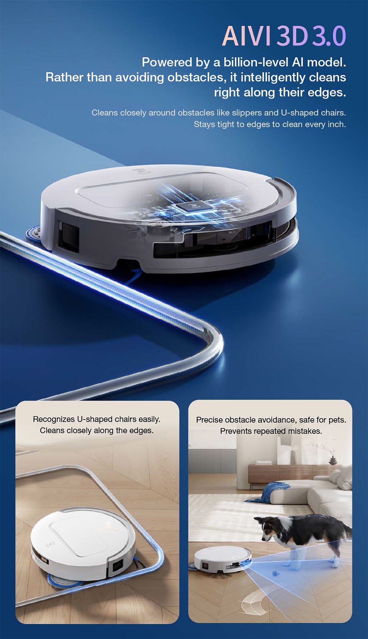 FREE 1 x Cleaning Solution + 1 x Antibacterial Buddy Kit - ECOVACS T50S PRO DEX69 Omni Robotic Vacuum Cleaner - 2 colors are available