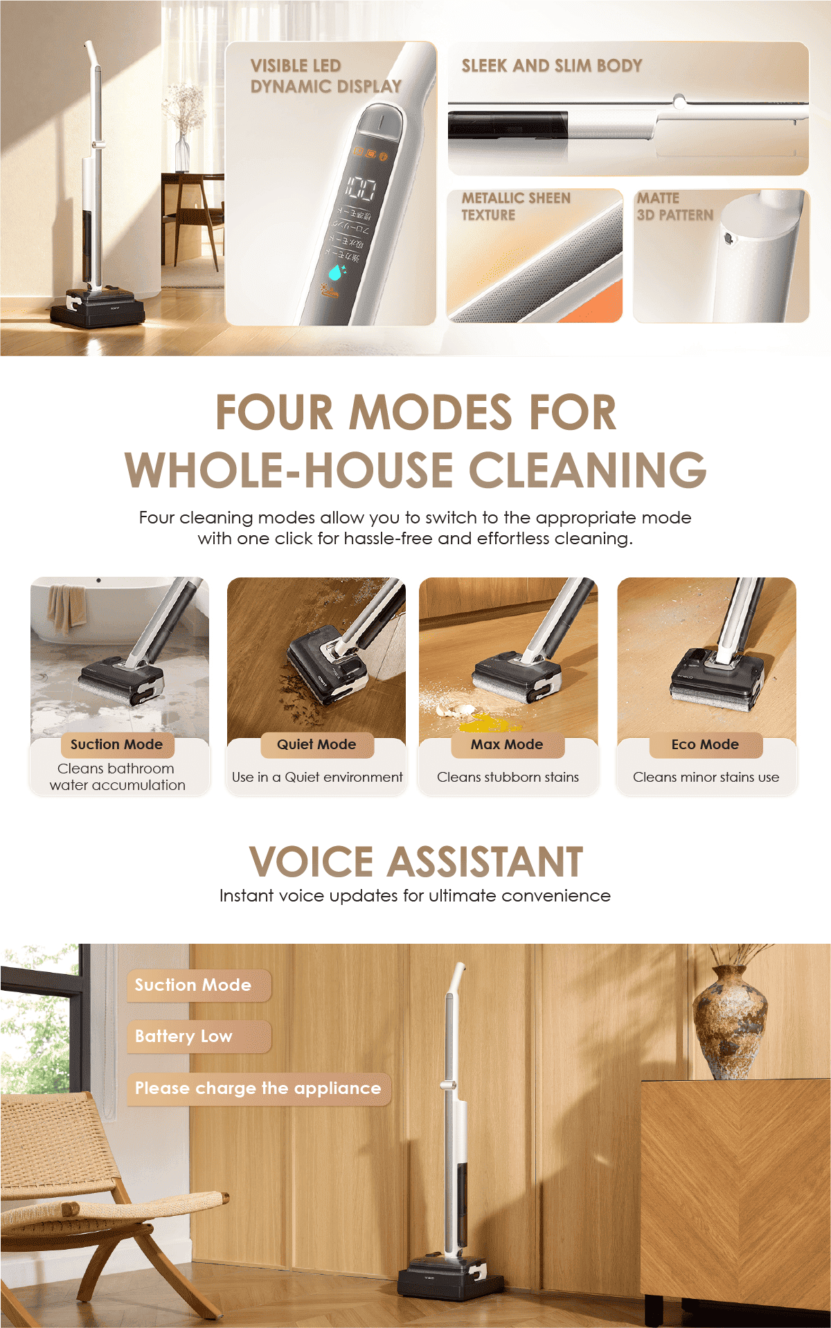 FREE 2 x Cleaning Solution - Tineco Floor One i7 Fold Wet & Dry Vacuum Cleaner