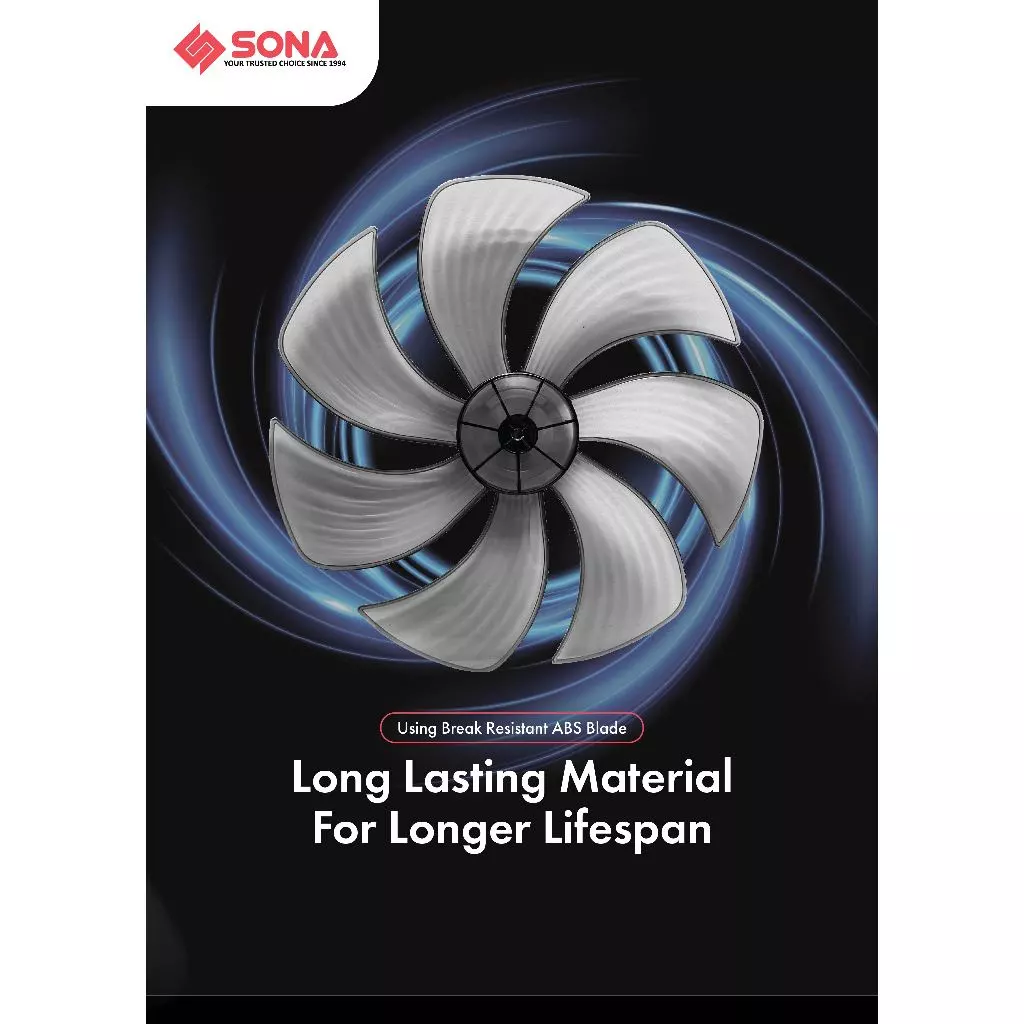 Sona SFS 1164DC | SFS1164DC Remote DC Stand Fan 16 Inch