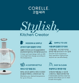 Corelle HHB8705DT Seka All Rounder Kettle White 1.7L