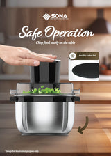 Sona SFC 3081 | SFC3081 Stainless Steel Food Chopper 2L