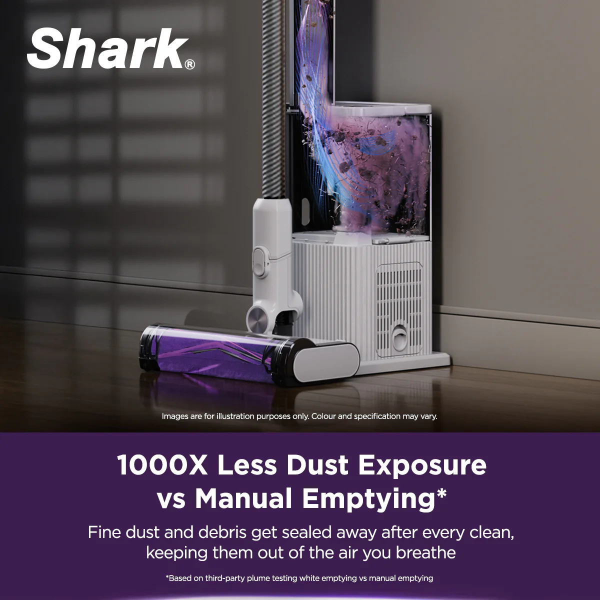 Shark LC351SMWH | LC351 EvoPower System NEO+ Cordless Vacuum with Auto Empty Dock 1.7kg, Ideal for Pets