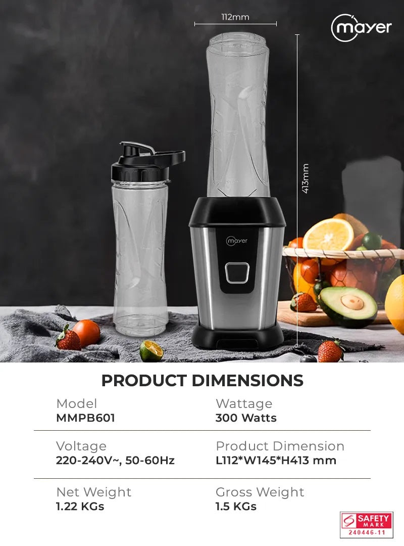 Mayer MMPB601 Personal Blender 600ml