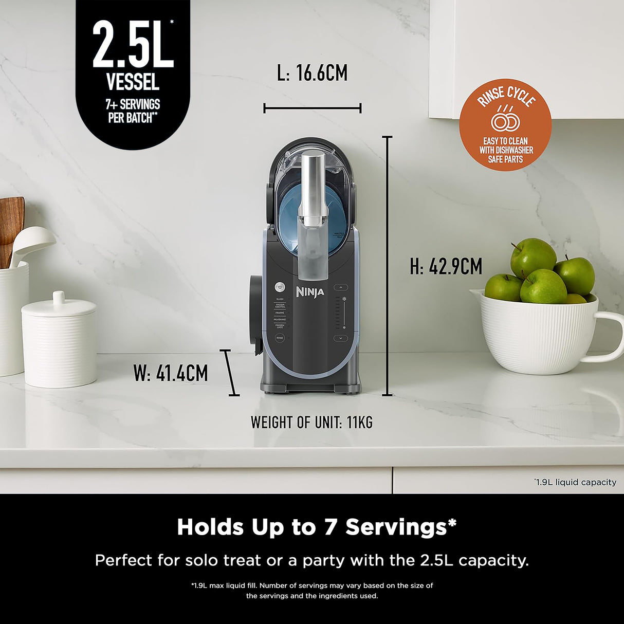 [PRE-ORDER] - FREE NINJA BN500 NUTRI-BLENDER PRO WORTH $258 - Ninja FS301SM SLUSHi™ Professional Frozen Drink Maker